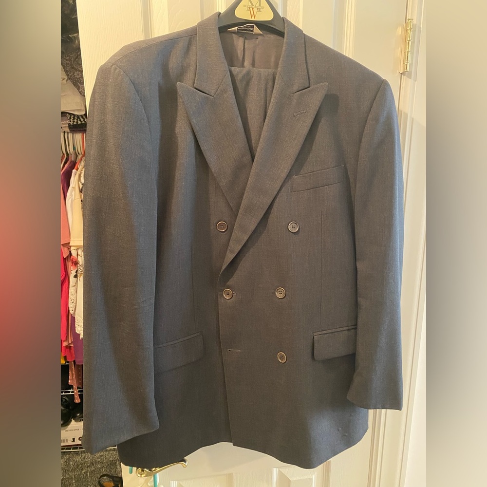 2 piece double breast suit